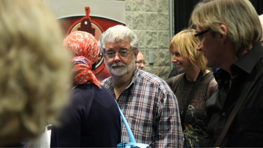 George Lucas at at Star Wars Celebration VI